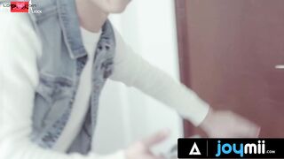 JOYMII - Long Jugs Maid Ania Kinski Gets Her Mouth Filled With Cum After Bae Sex