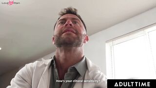 ADULT TIME - Laney Grey Gets Pounded During Doctor's Appointment Into Front Of Pathetic Cuckhold Husband