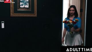 ADULT TIME - Lexi Luna Accidentally Fucks Step Daughter Hailey Rose Without Her Glasses! FULL SEX TAPE