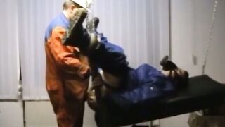 Bearded Daddy Barebacks Worker