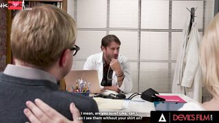 DEVILS SEX TAPE - Sexual Hot Kay Tasty Deepthroats And Fucks Her Doctor's Dick Into Front Her Hubby