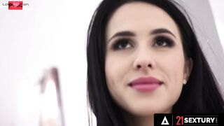 21 SEXTURY - Good Skinny Alyssa Bounty Uses Her Soak Vagina To Make A Penis Cum On Amazing Toes