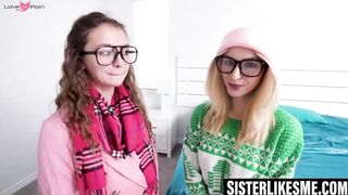 SisterLikesMe.com - Petite Mira Monroe's threesome seduction