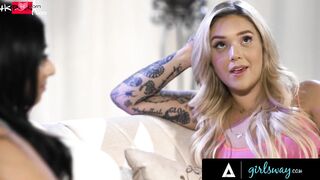 GIRLSWAY - Hot Kali Roses BEGS All Natural Bestie Violet Myers For Her Dyke Talent FULL SEX TAPE