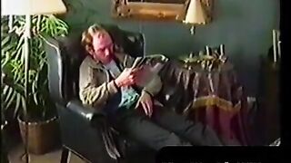 MenWorkinXXX.com - Mature hairy Gene jerks his hard prick while home alone