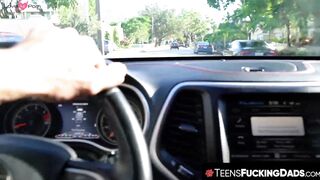 TeensFuckingDads.com - Bubble butt schoolgirl Angelica Cruz fucked by stepdad