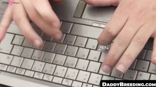 DaddyBreeding.com - Experienced daddy and irresistible twink taking raw turns until b