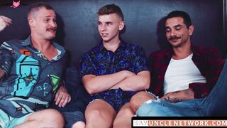 SayUncleNetwork.com - Xtian Mingle spitroasted by Jack Waters and Jordi Massive in th