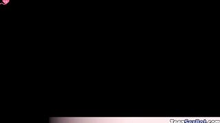 Extra cute and petite Chloe gets fucked