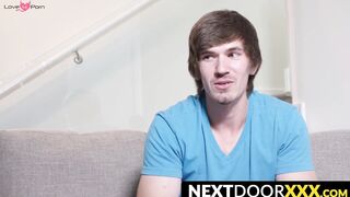 NextDoorXXX.com - Solo jock Tyler Kodiak beats his own man meat in a hot jerk off