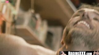 RagingXXX.com - Jock mechanic Cole services the thick tool of racer Alex Mecum