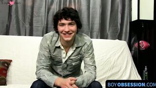 BoyObsession.com - Josh Bensan's twink interview and dick wanking session