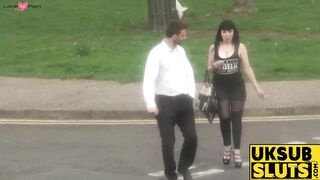 UKSubSluts.com - Tattooed Sex Cleo's fat cock hard fuck and rough handling