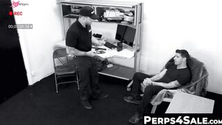 Delinquent perp Ty Roderick intensely drills blonde guard to get away from his charge