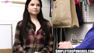 ShopliftersPunished.com - Fae Luxx's doggystyle and pussy stretch by Mike Mancini