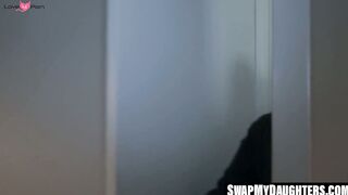 SwapMyDaughters.com - Izzy Lush's boobs get a cum wash