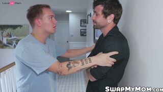 Vamp MILF Katie Morgan seduces Reagan Foxxs stepson and swaps with her