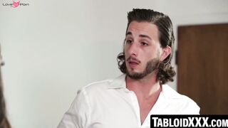 TabloidXXX.com - Brunette Shane Blair's pussy impaled on a hard boner