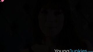 Huge titted Lexi Luna aggressively shoves her cunt into my mouth before sucking my di