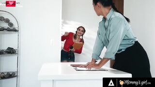 MOMMY'S BIMBOS - Erotic Blonde Nicole Aria Wants To Be Dominated By Boss mom Dana Vespoli