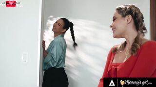 MOMMY'S BIMBOS - Erotic Blonde Nicole Aria Wants To Be Dominated By Boss mom Dana Vespoli