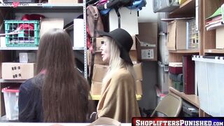 ShopliftersPunished.com - Hung cop fucks lusty teen and busty mature whore for their