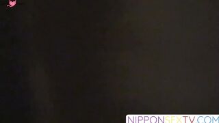 NipponSexTV.com - Hot Japanese babe enjoys rubbing her juicy pussy alone