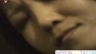 NipponSexTV.com - Hot Japanese babe enjoys rubbing her juicy pussy alone