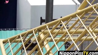 NipponPissTV.com - Japanese lady had to go so bad that she peed in the street openly