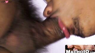 MachoIO.com - Creamy Latino bottom takes hardcore ass pounding and facial