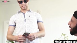 MyCreepyDad.com - Wild stepdad's cock sucking and raw anal invasion of cute twink