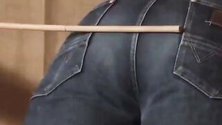Daddy Spanks His Boy in Tight Jeans