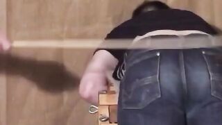 Daddy Spanks His Boy in Tight Jeans