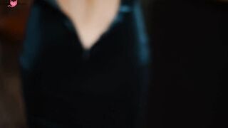 Big-Titted Brunette's Solo Orgasm After Party