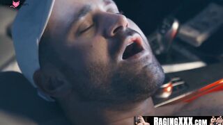 RagingXXX.com - Celebratory anal plowing with hot jocks Markus Kage and Beau Butler
