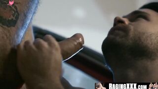 RagingXXX.com - Celebratory anal plowing with hot jocks Markus Kage and Beau Butler