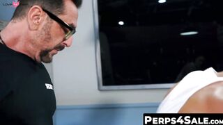 Aroused guards Evan West and Vince Parker savagely tagged team perp Jax throbbing ass