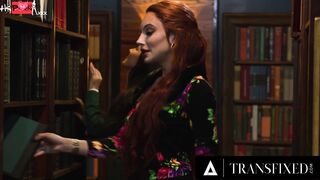 TRANSFIXED - Mischievous Besties Ariel Demure & Maya Woulfe Have Sneaky Rough Sex Into Outdoors Library