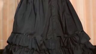 Crossdresser Rides His Fucking Machine