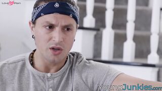 My erect penis forcefully entered the narrow vagina of Dakota Tyler until I cum