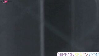 NipponSexTV.com - Japanese hottie enjoys playing with her big fat pussy