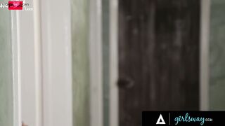 GIRLSWAY - Vulgar Lana Rhoades Discovers Her Roommate Dillion Harper Is Also A Webcam sluts!