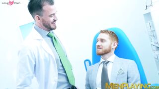 Doctor Franky Fox drilled doggystyle after blowing patient