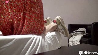 BBW Celine With Big Tits Enjoys With Cris Angelo - AGEDLOVE