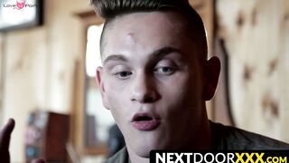 NextDoorXXX.com - Attractive young homosexual strokes his rock-hard cock solo in a ho